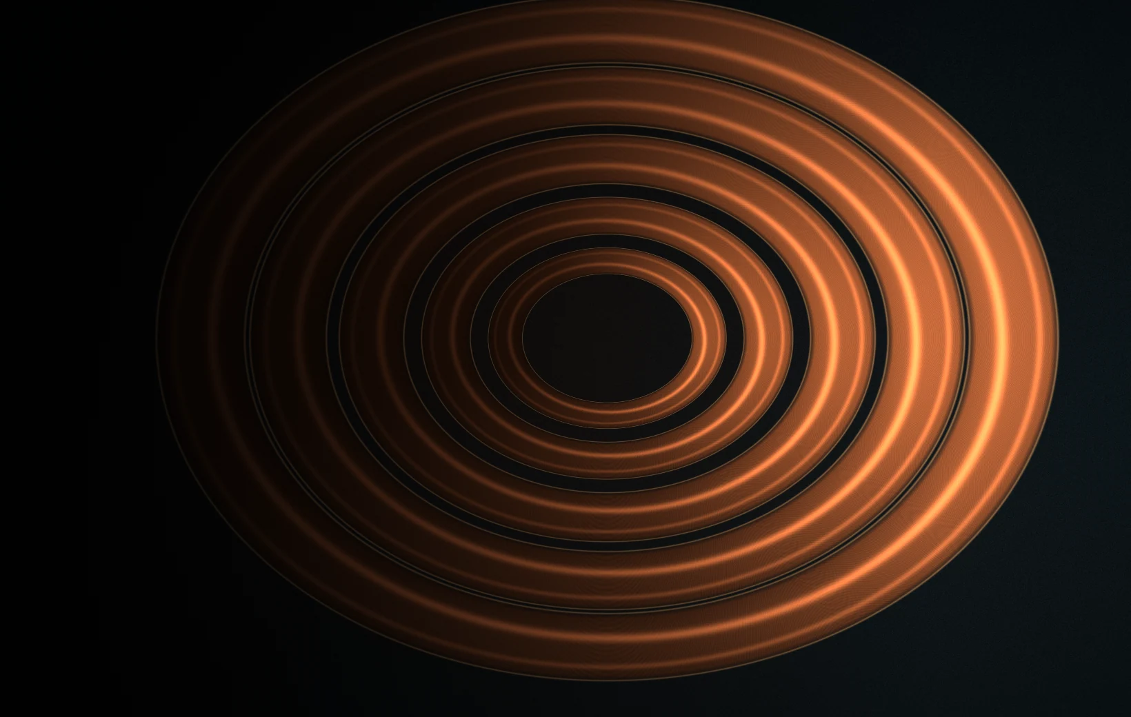 Stylized close-up of layered copper coils